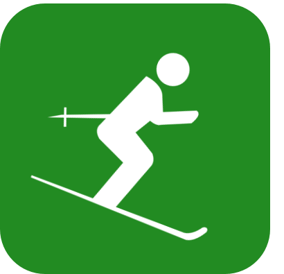 skiing