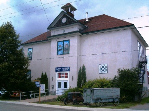 Outside view of the musuem in Englehart