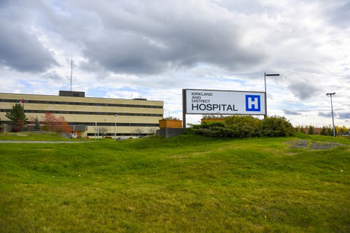 Photograph of the Kirkland Lake hospital