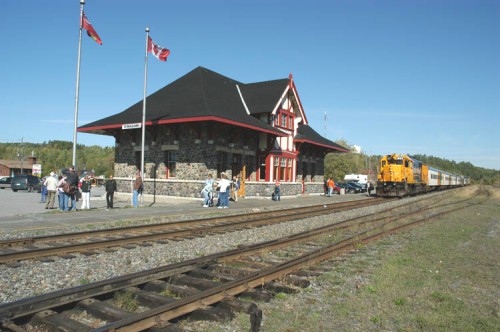 Train station in Temagami